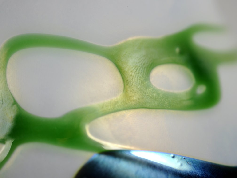 Charles Lotton 1973 Hand Blown Art Glass Vase, photo 6 of 12
