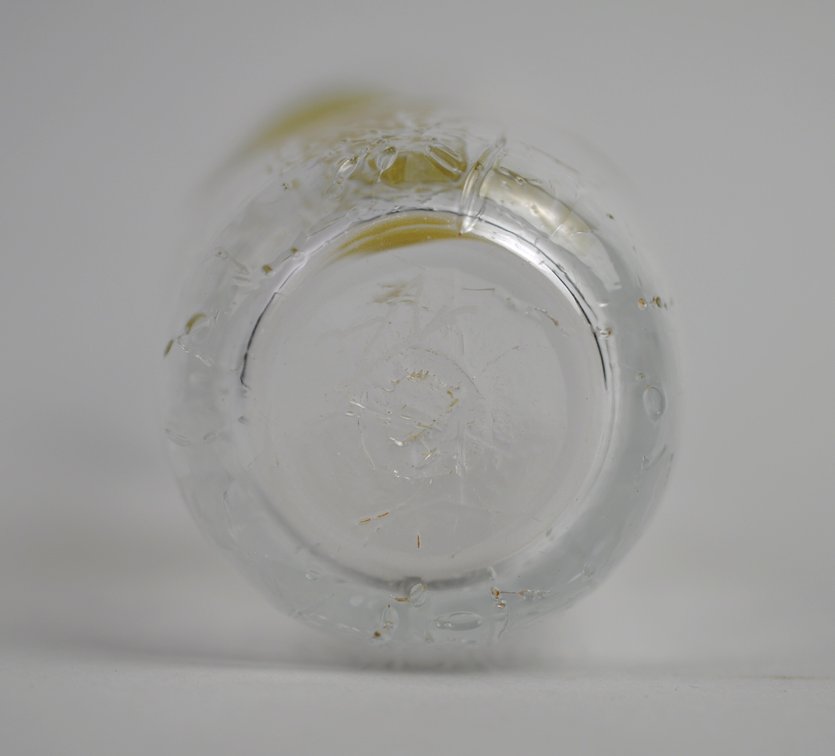 Michael Magyar Gold Leaf Crackle Art Glass Vase, photo 10 of 12