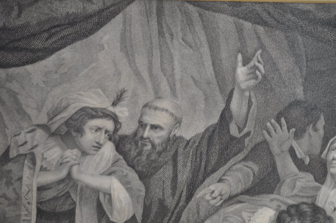 George S. & Johann G. Facius Romeo & Juliet Engraving, photo 4 of 12