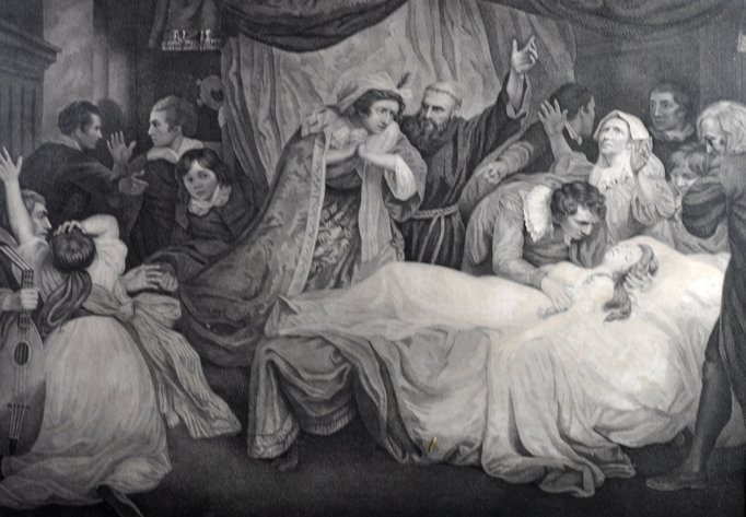 George S. & Johann G. Facius Romeo & Juliet Engraving