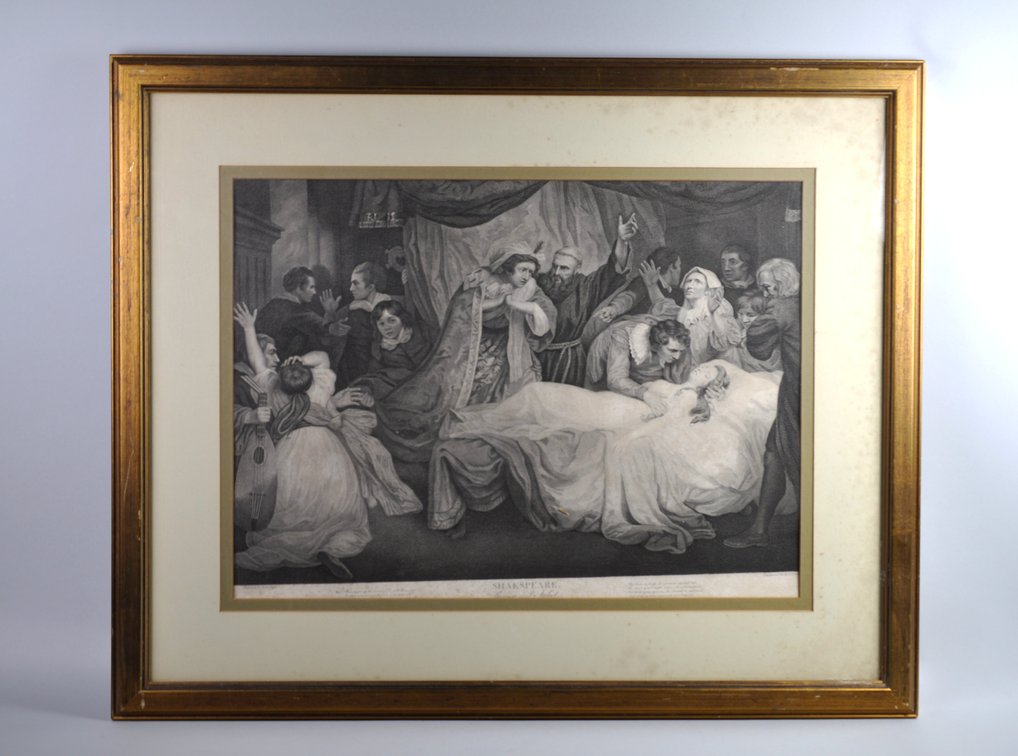 George S. & Johann G. Facius Romeo & Juliet Engraving, photo 2 of 12