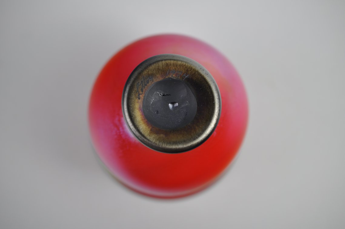 Early Charles Lotton Art Glass Vases Collection, photo 8 of 32