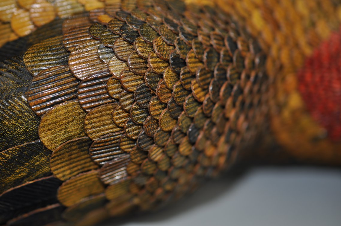 Federico Mexican Leather Macaw Hanging Sculpture, photo 9 of 21