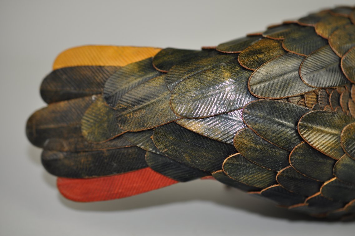 Federico Mexican Leather Toucan Sculpture, photo 9 of 15
