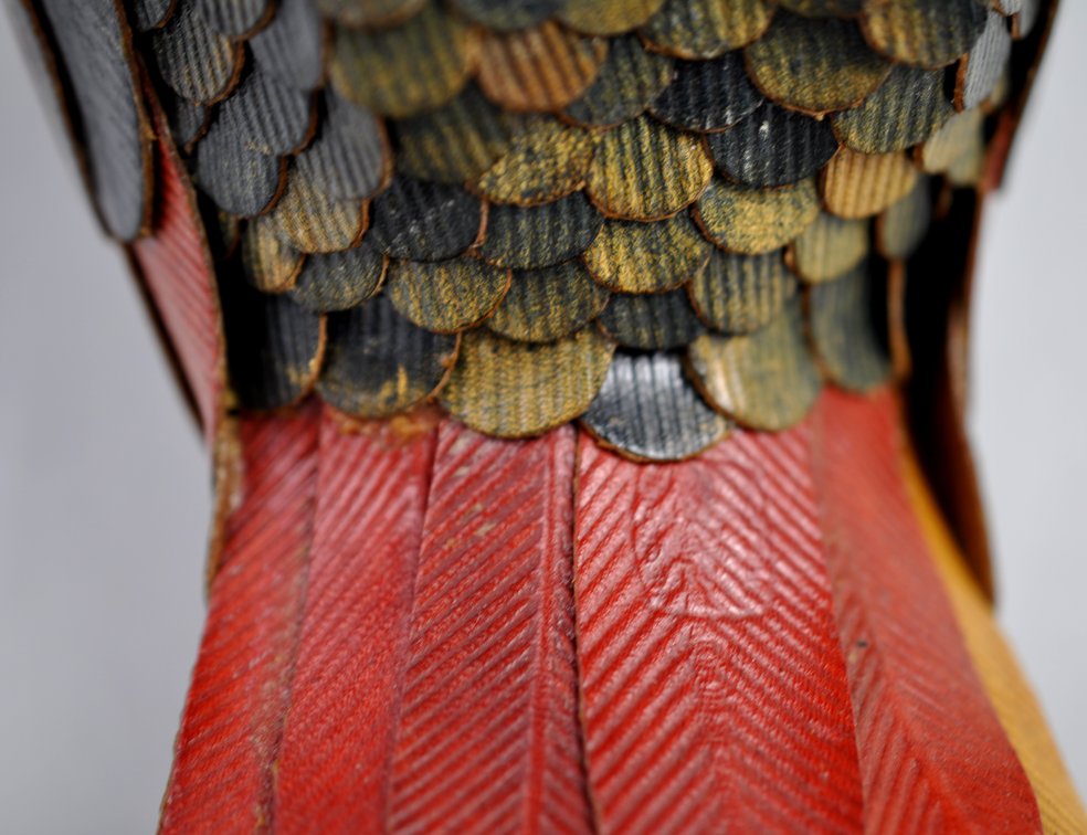 Federico Mexican Leather Toucan Sculpture, photo 3 of 15