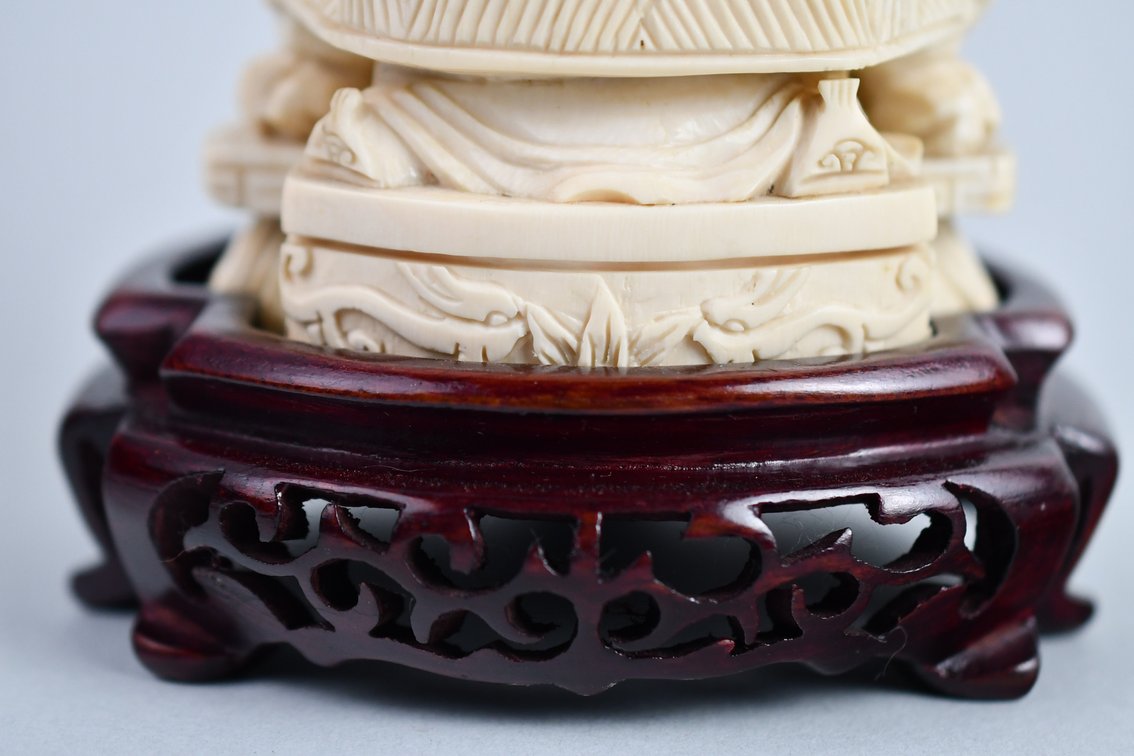 Chinese Emperor & Empress Carved Figures, photo 33 of 50