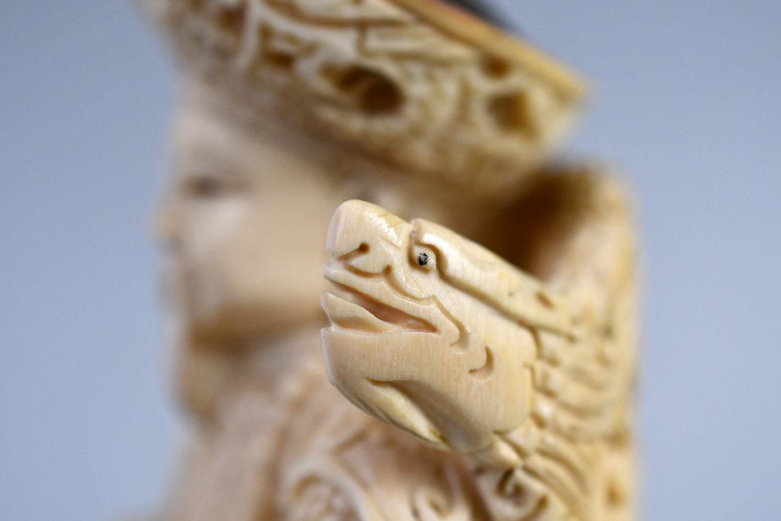 Chinese Emperor & Empress Carved Figures, photo 10 of 50
