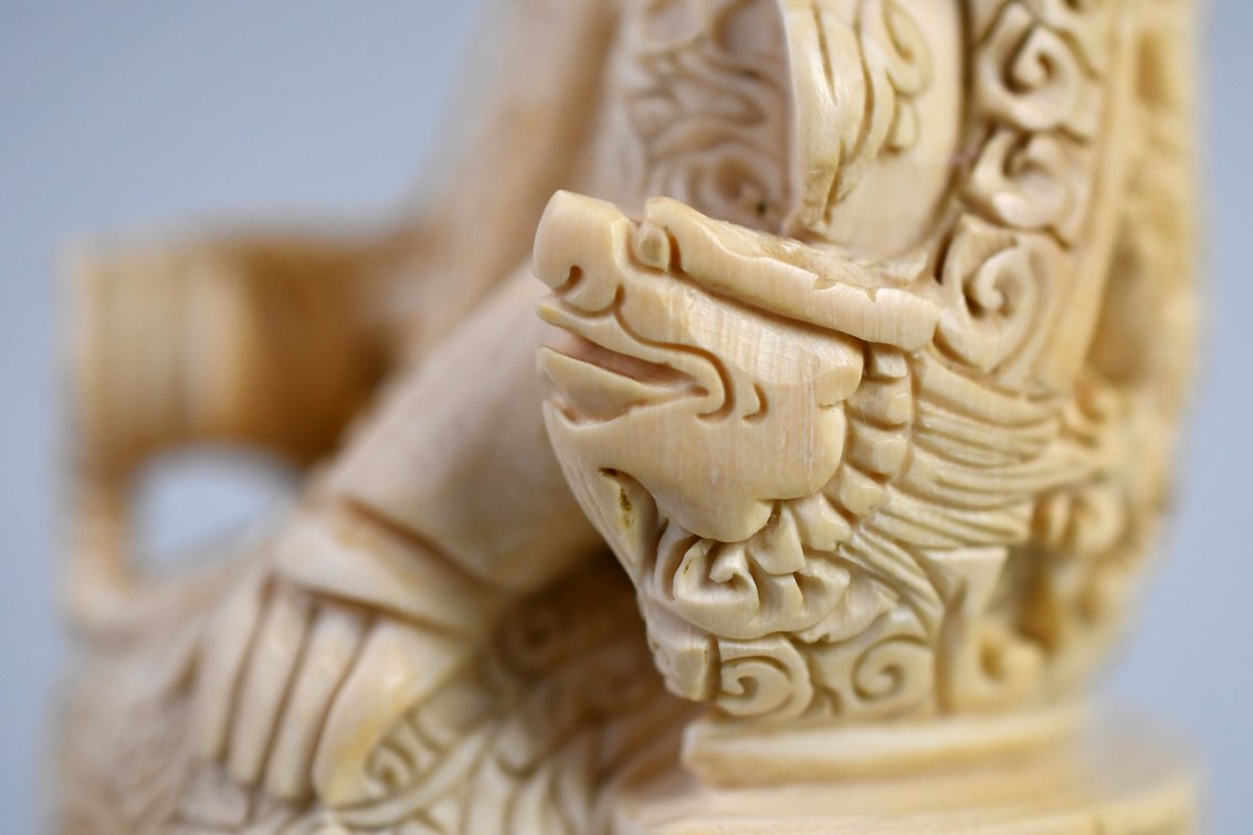 Chinese Emperor & Empress Carved Figures, photo 12 of 50