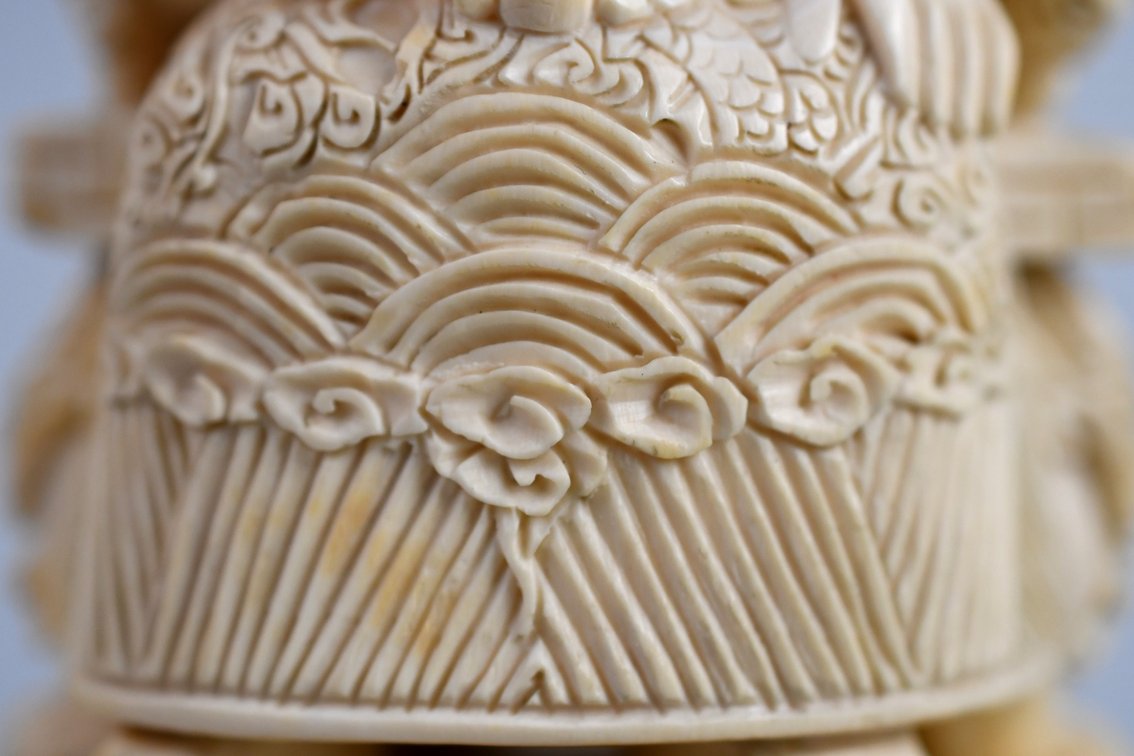 Chinese Emperor & Empress Carved Figures, photo 5 of 50
