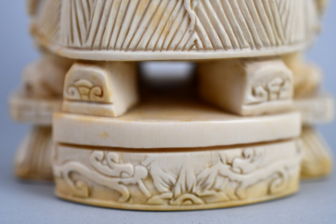 Chinese Emperor & Empress Carved Figures, photo 8 of 50