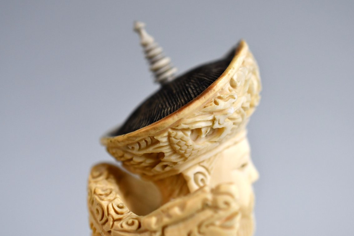 Chinese Emperor & Empress Carved Figures, photo 19 of 50
