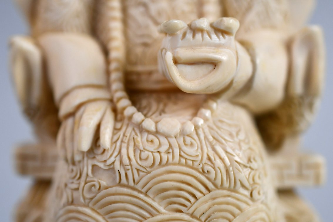 Chinese Emperor & Empress Carved Figures, photo 30 of 50