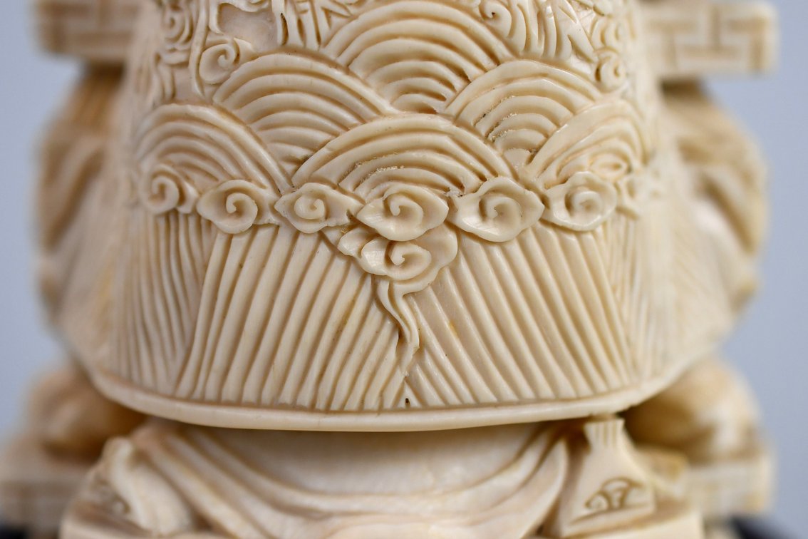 Chinese Emperor & Empress Carved Figures, photo 31 of 50
