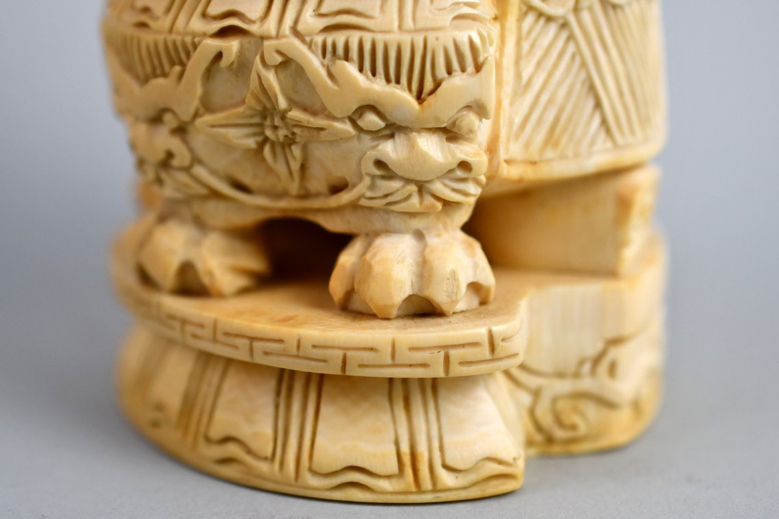 Chinese Emperor & Empress Carved Figures, photo 23 of 50