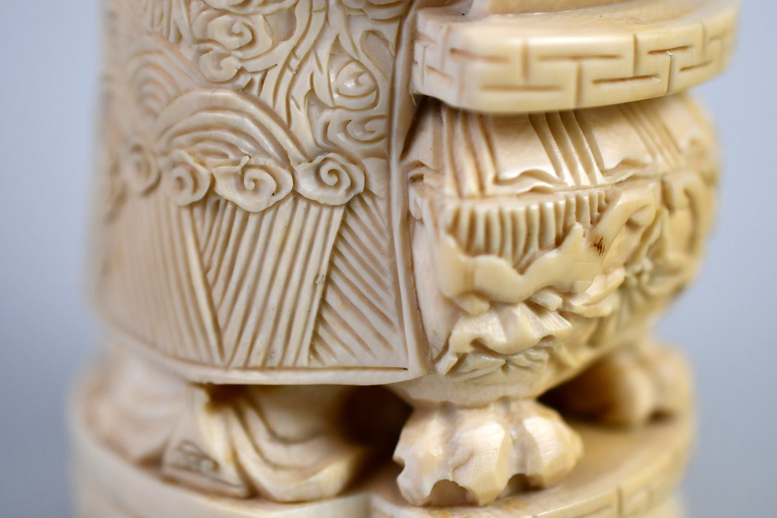 Chinese Emperor & Empress Carved Figures, photo 38 of 50