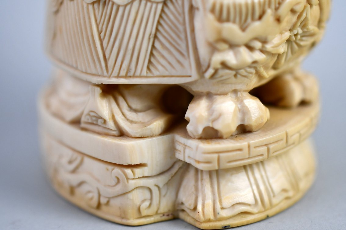 Chinese Emperor & Empress Carved Figures, photo 39 of 50