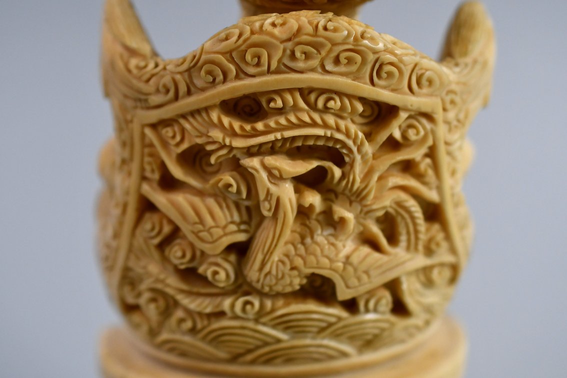 Chinese Emperor & Empress Carved Figures, photo 42 of 50