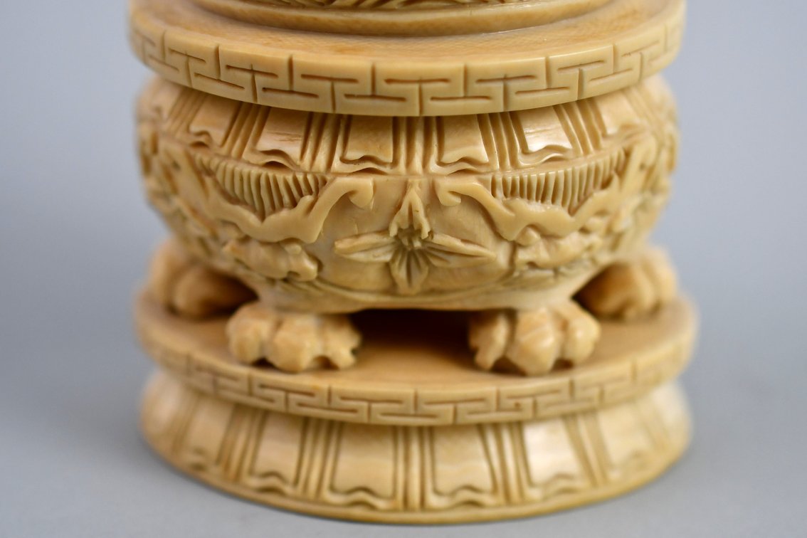 Chinese Emperor & Empress Carved Figures, photo 43 of 50