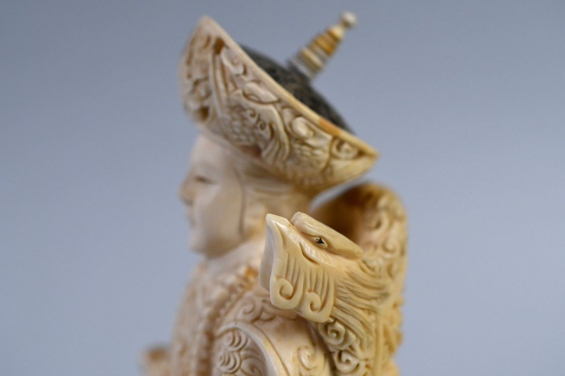 Chinese Emperor & Empress Carved Figures, photo 35 of 50
