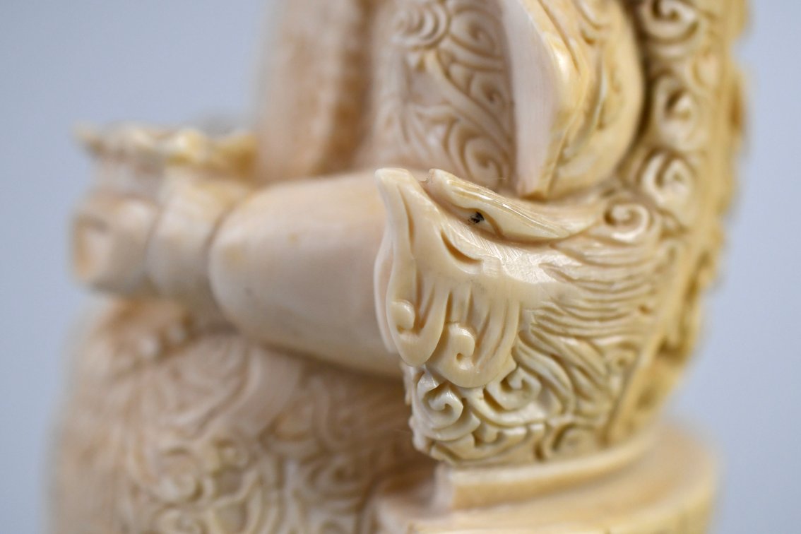 Chinese Emperor & Empress Carved Figures, photo 37 of 50