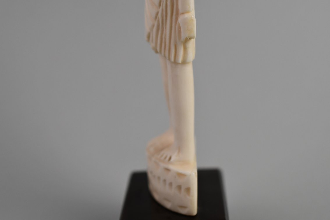 Egyptian Pharaoh & Goddess Carved Bone Figures, photo 8 of 31