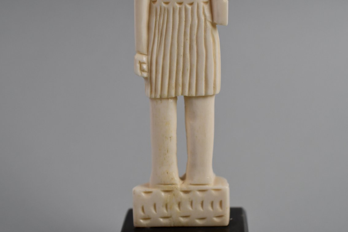 Egyptian Pharaoh & Goddess Carved Bone Figures, photo 11 of 31
