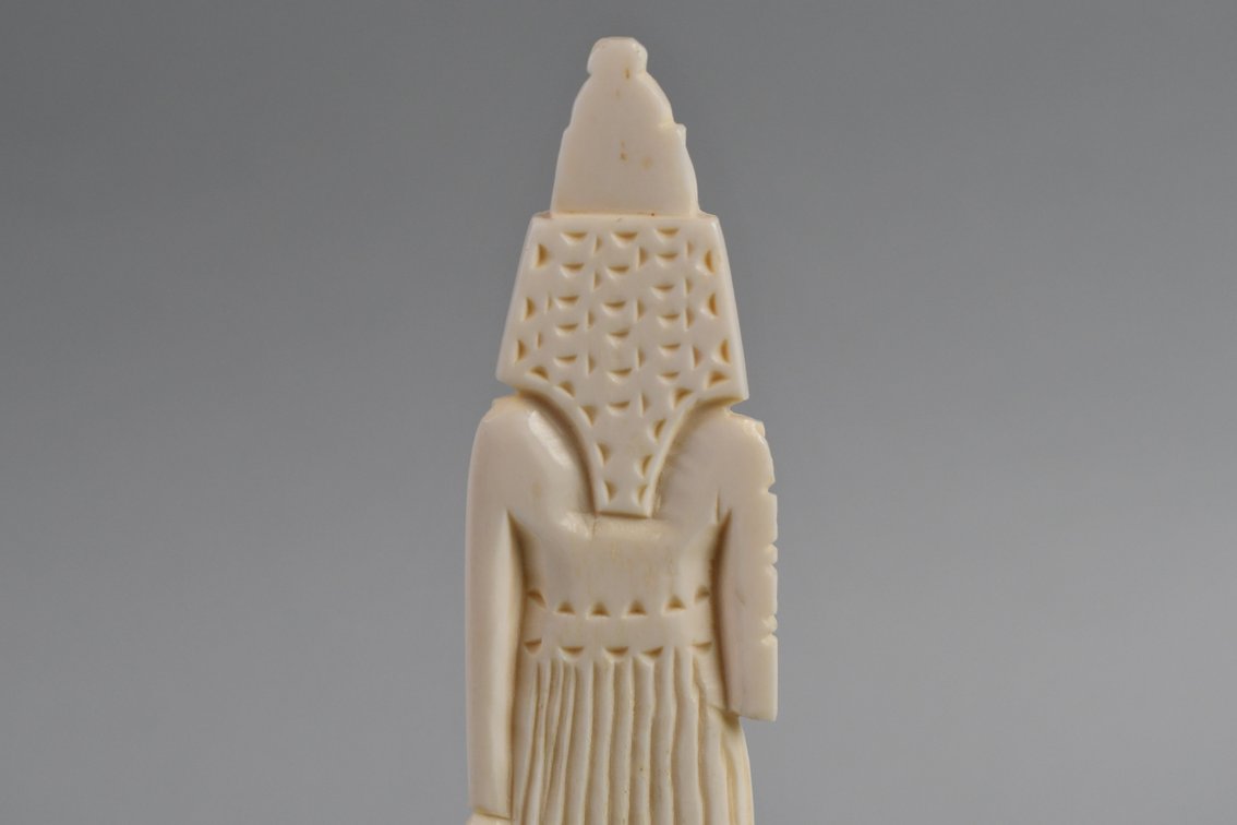 Egyptian Pharaoh & Goddess Carved Bone Figures, photo 10 of 31