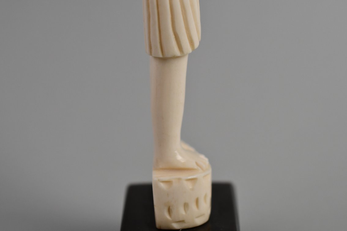 Egyptian Pharaoh & Goddess Carved Bone Figures, photo 14 of 31