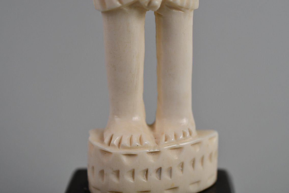 Egyptian Pharaoh & Goddess Carved Bone Figures, photo 5 of 31