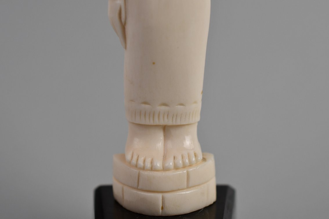 Egyptian Pharaoh & Goddess Carved Bone Figures, photo 20 of 31