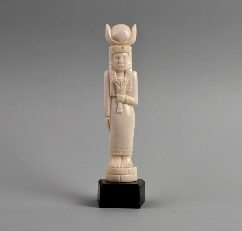 Egyptian Pharaoh & Goddess Carved Bone Figures, photo 17 of 31