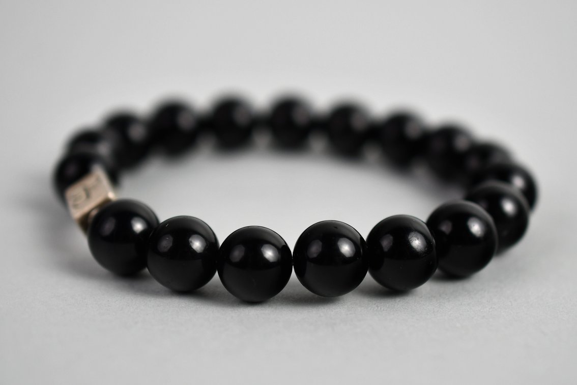 Aurum Brothers Black Gemstone Bracelet, photo 5 of 11