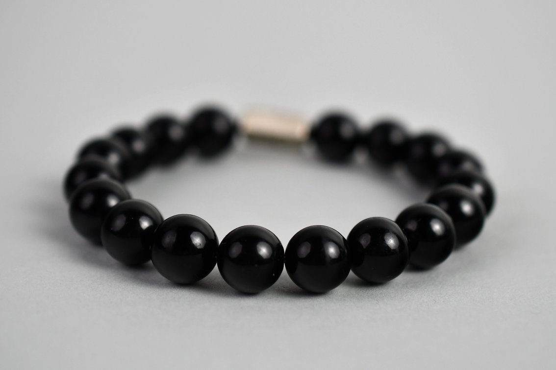 Aurum Brothers Black Gemstone Bracelet, photo 6 of 11