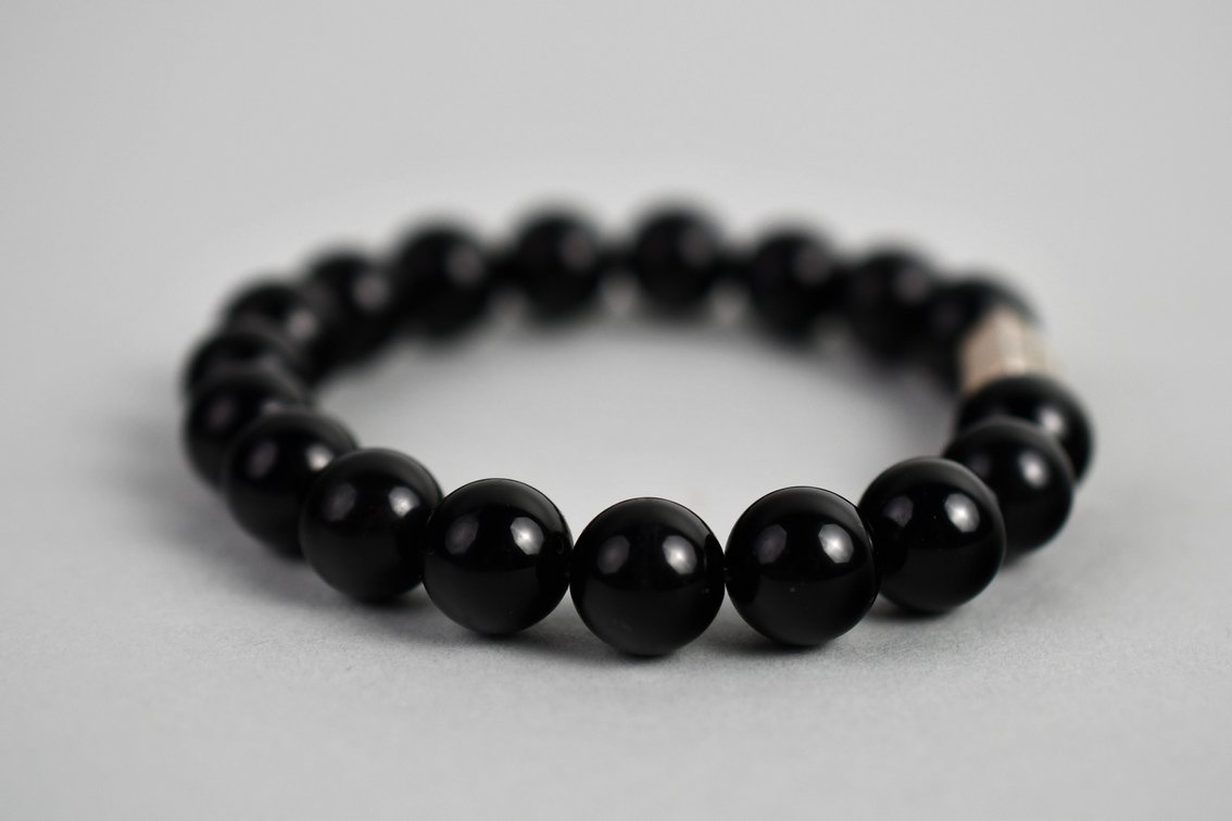 Aurum Brothers Black Gemstone Bracelet, photo 7 of 11