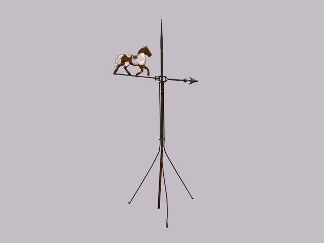 Kretzer No. 125D Horse Lightning Rod Vane