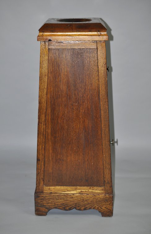 Antique Oak Church Offering/Alms Box Stand, photo 14 of 22