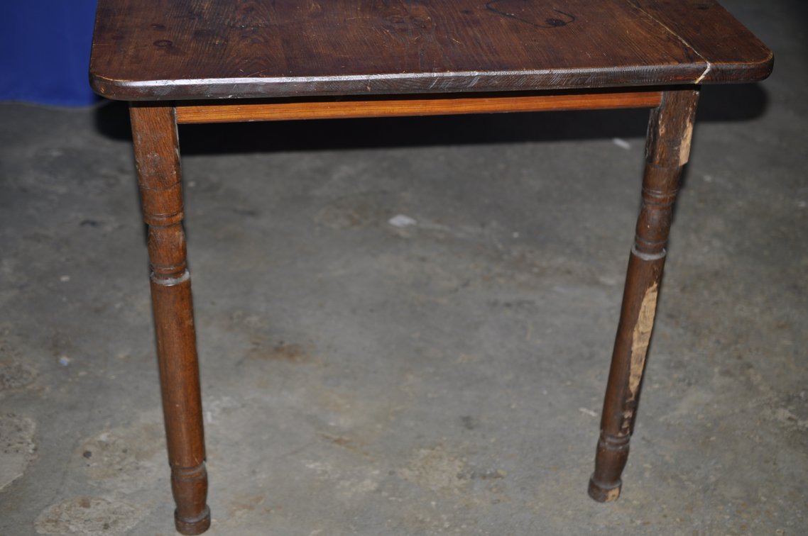 Primitive Wooden Farmhouse Dining Table, photo 9 of 24