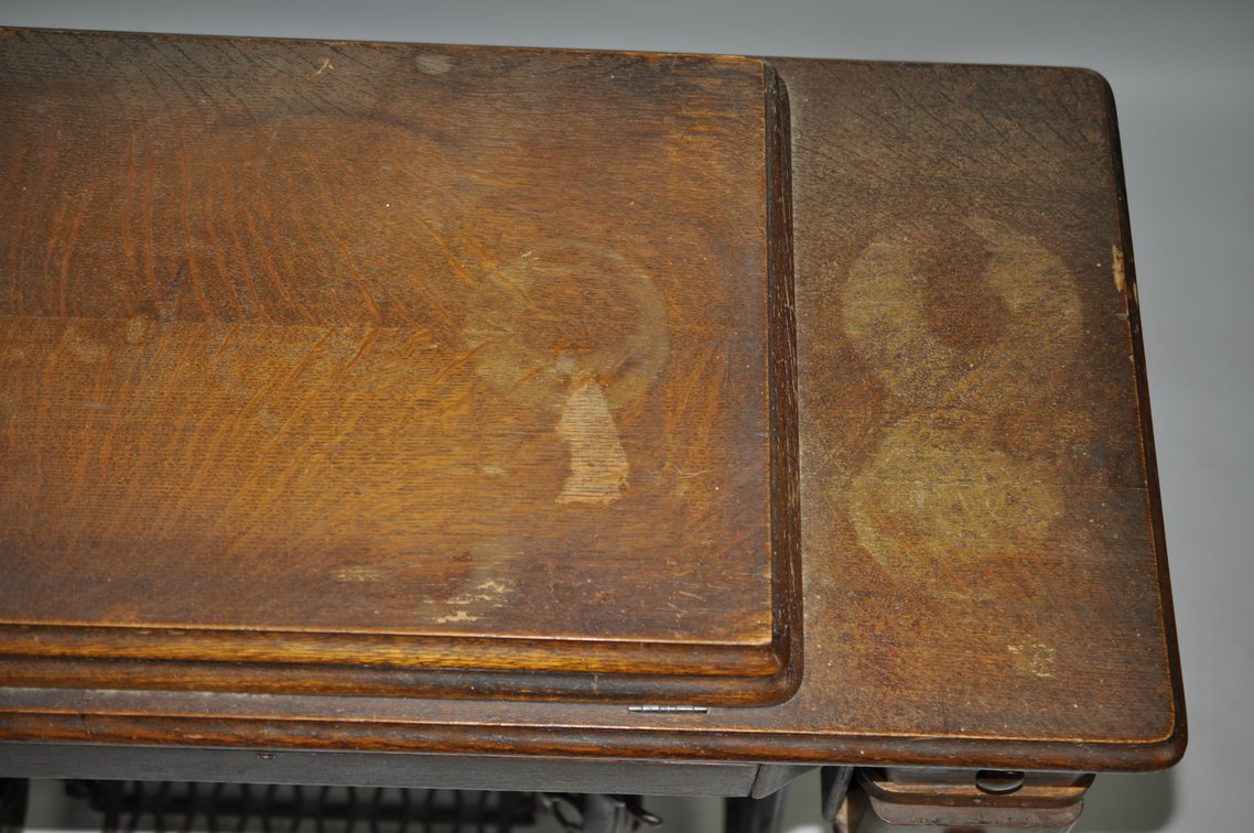 Singer No. 66 Treadle Sewing Machine & Cabinet, photo 13 of 42