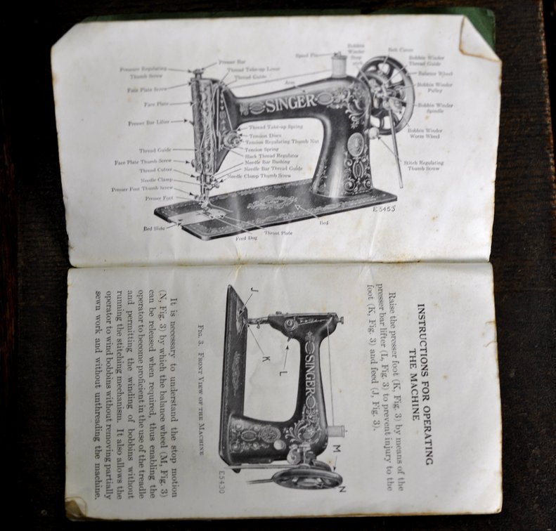 Singer No. 66 Treadle Sewing Machine & Cabinet, photo 36 of 42
