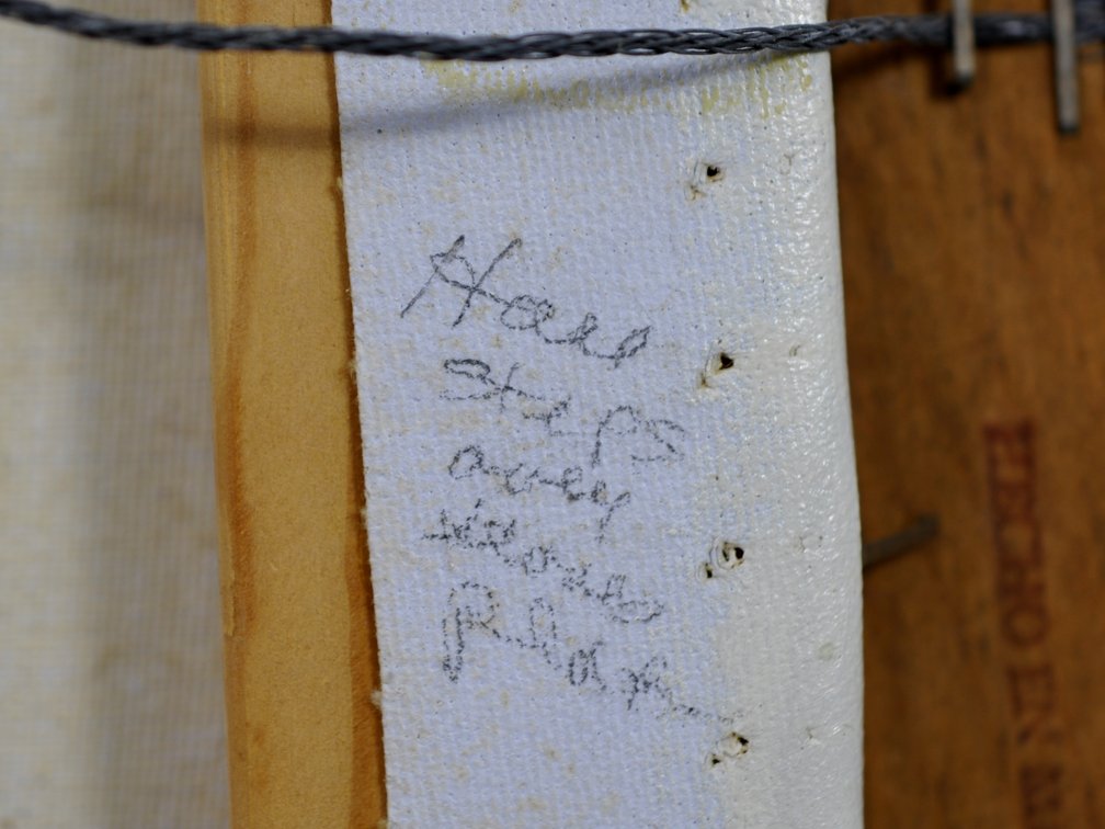 W. Jones, Signed Boats at the Dock Oil Painting, photo 10 of 12