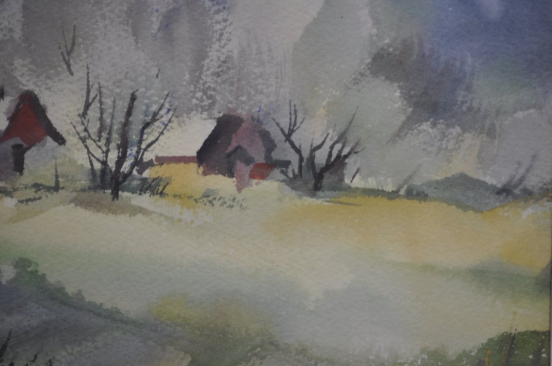 Louise B. Hansen, Watercolor Landscapes Paintings, photo 15 of 18