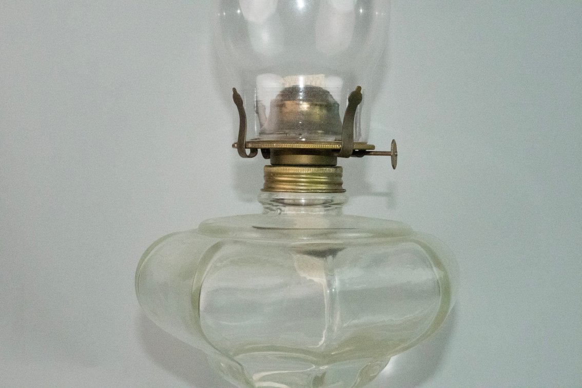 Vintage Brass Porcelain & Glass Lamp Collection, photo 26 of 32