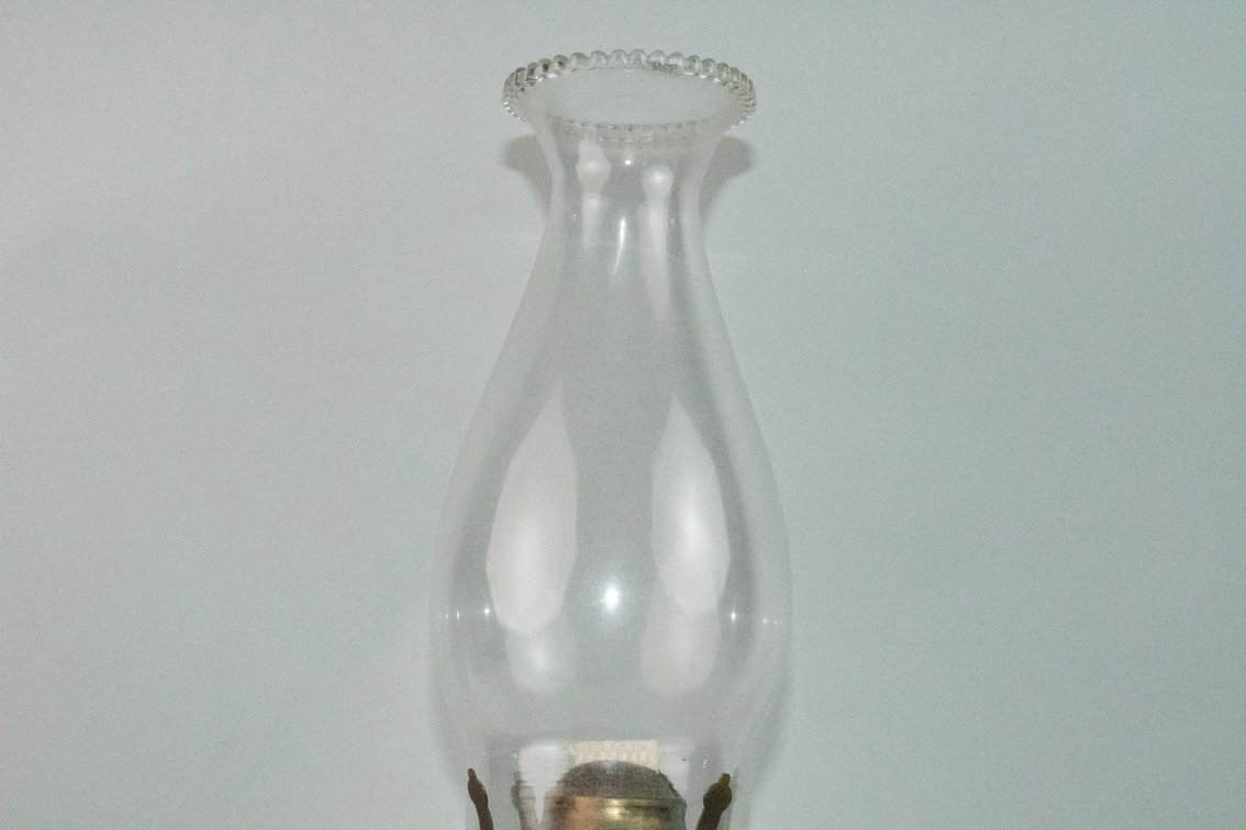 Vintage Brass Porcelain & Glass Lamp Collection, photo 25 of 32