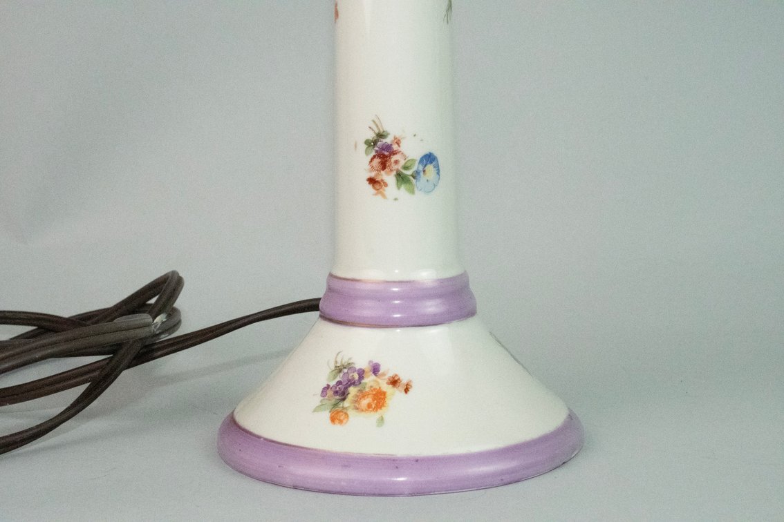 Vintage Brass Porcelain & Glass Lamp Collection, photo 17 of 32