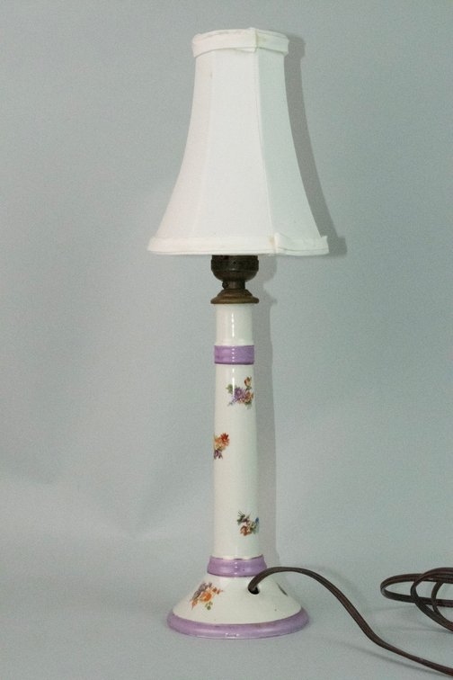 Vintage Brass Porcelain & Glass Lamp Collection, photo 19 of 32