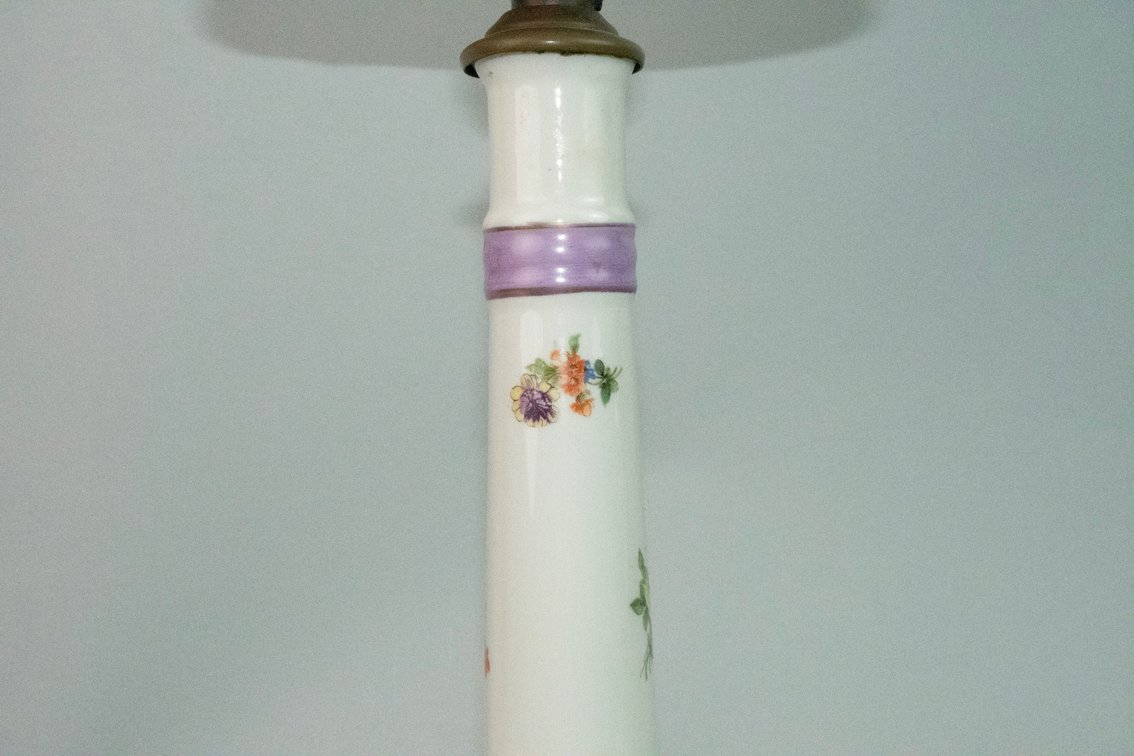 Vintage Brass Porcelain & Glass Lamp Collection, photo 16 of 32