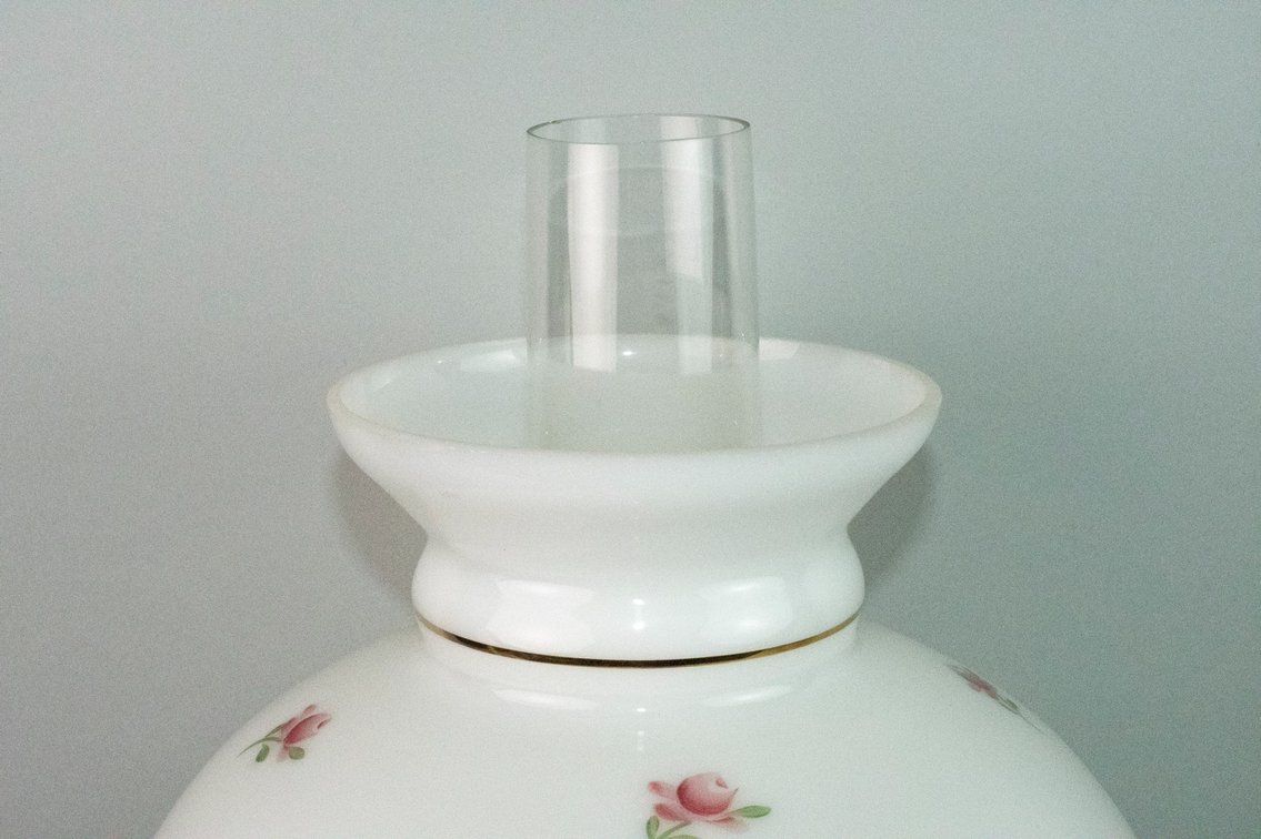 Vintage Brass Porcelain & Glass Lamp Collection, photo 3 of 32