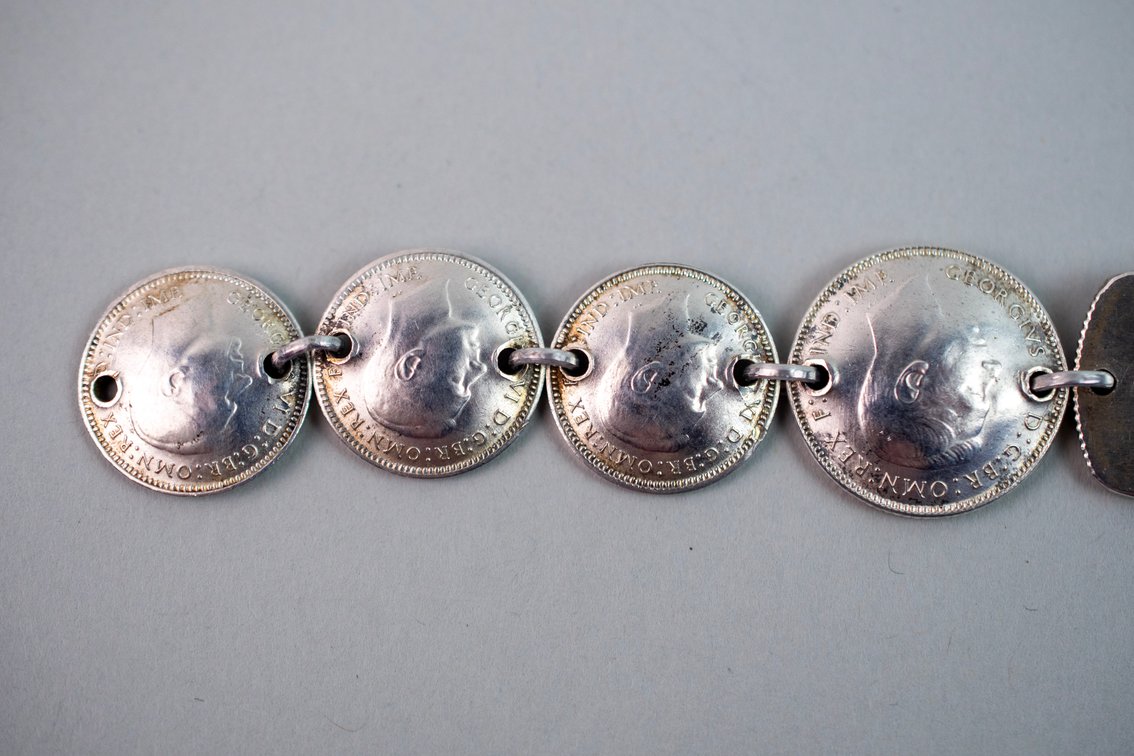 Sterling Silver Australian Pence Trench Art, photo 11 of 14