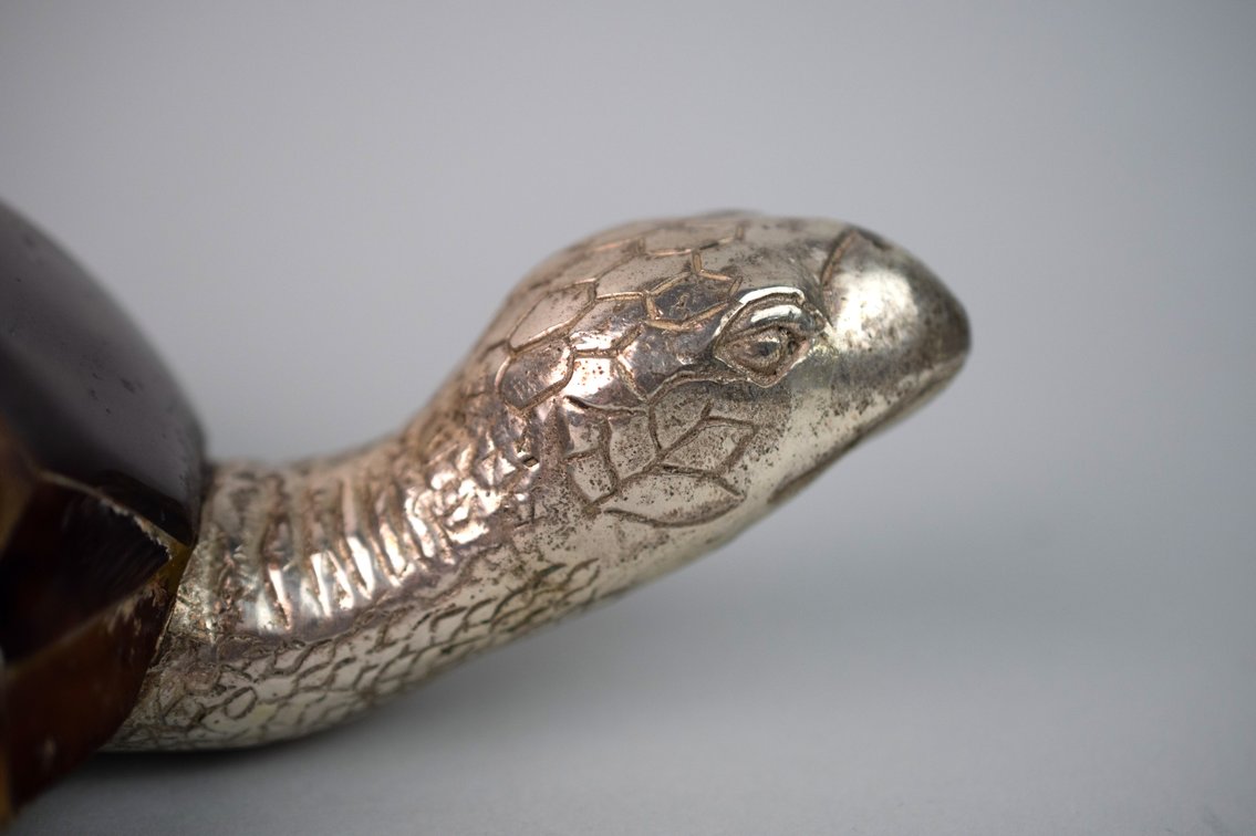 Maitland-Smith Penshell & Silver Tone Turtle, photo 11 of 13