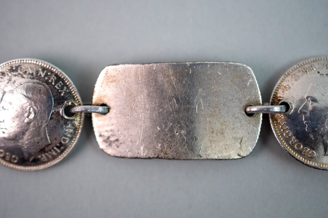 Sterling Silver Australian Pence Trench Art, photo 6 of 14